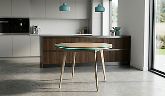 Кухонный стол Дастин Нео 17 в стиле хай-тек BMS