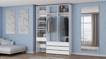 Встраиваемый Стеллаж для одежды Мирта 52 BMS