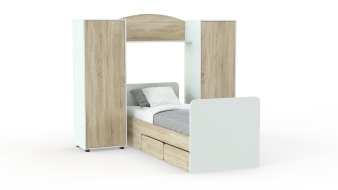 Детская кровать Миф 27 BMS со шкафом