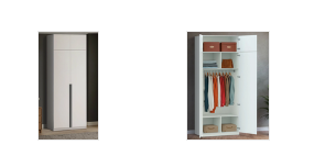 ЭСКИЗ Шкаф распашной Депорте Люкс 35   (1000х2500х600)