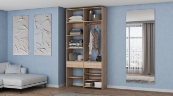 Современный Стеллаж для одежды Мирта 81 BMS