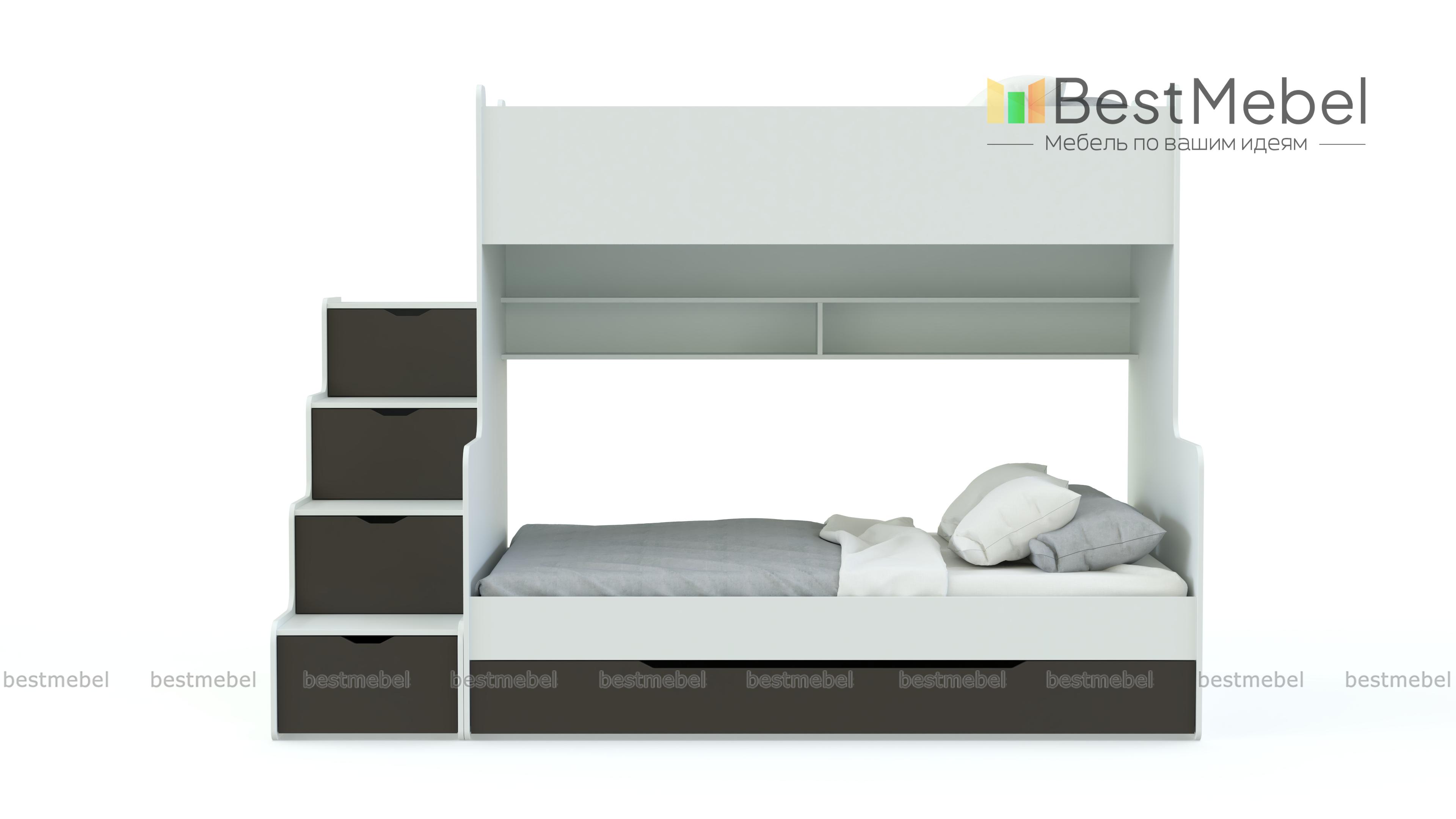 Детская двухъярусная кровать Д-3 BMS - Фото