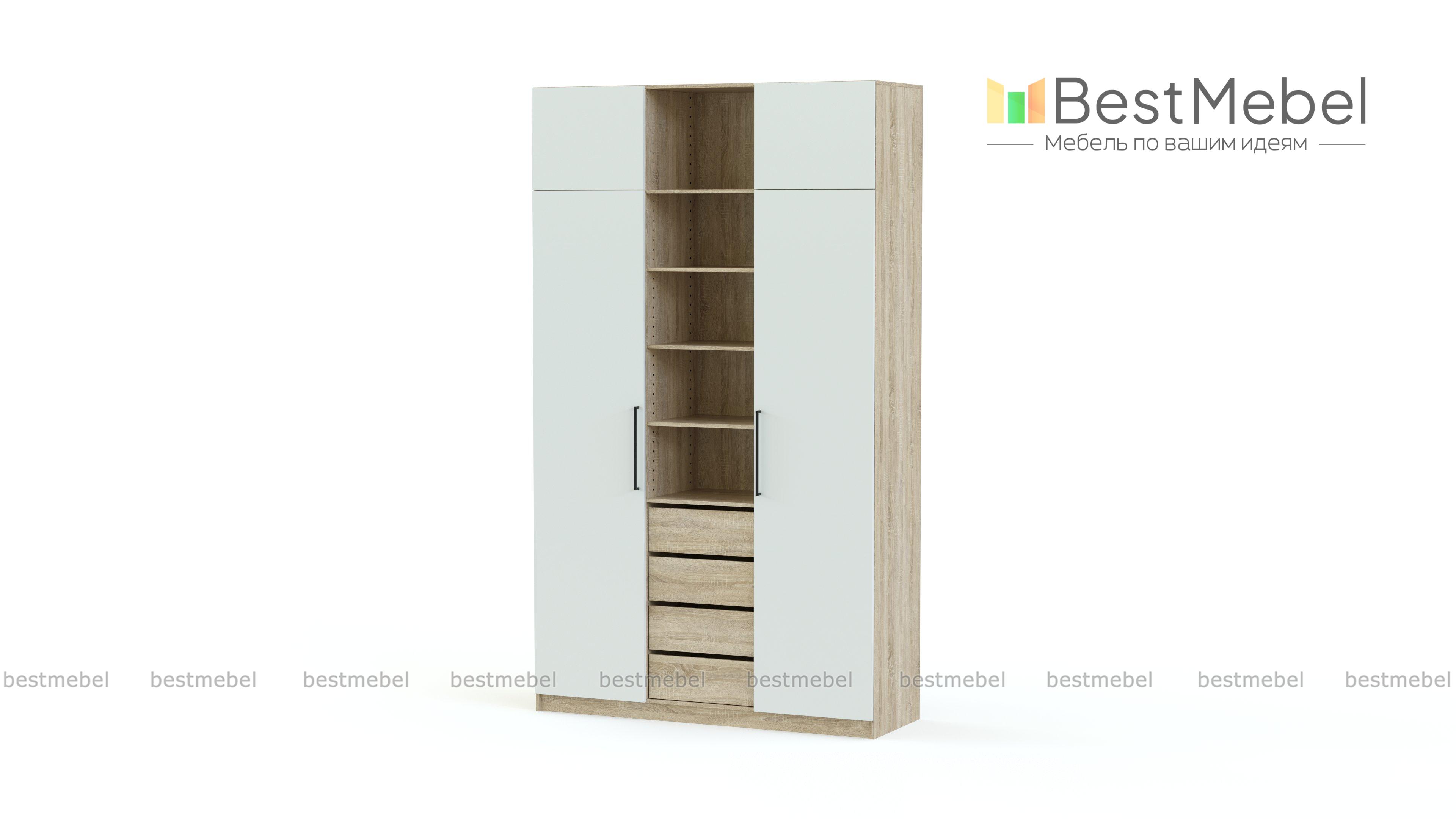 Шкаф распашной Остин Лайт 27 BMS - Фото