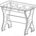 Схема сборки Кухонный стол БР 30 BMS