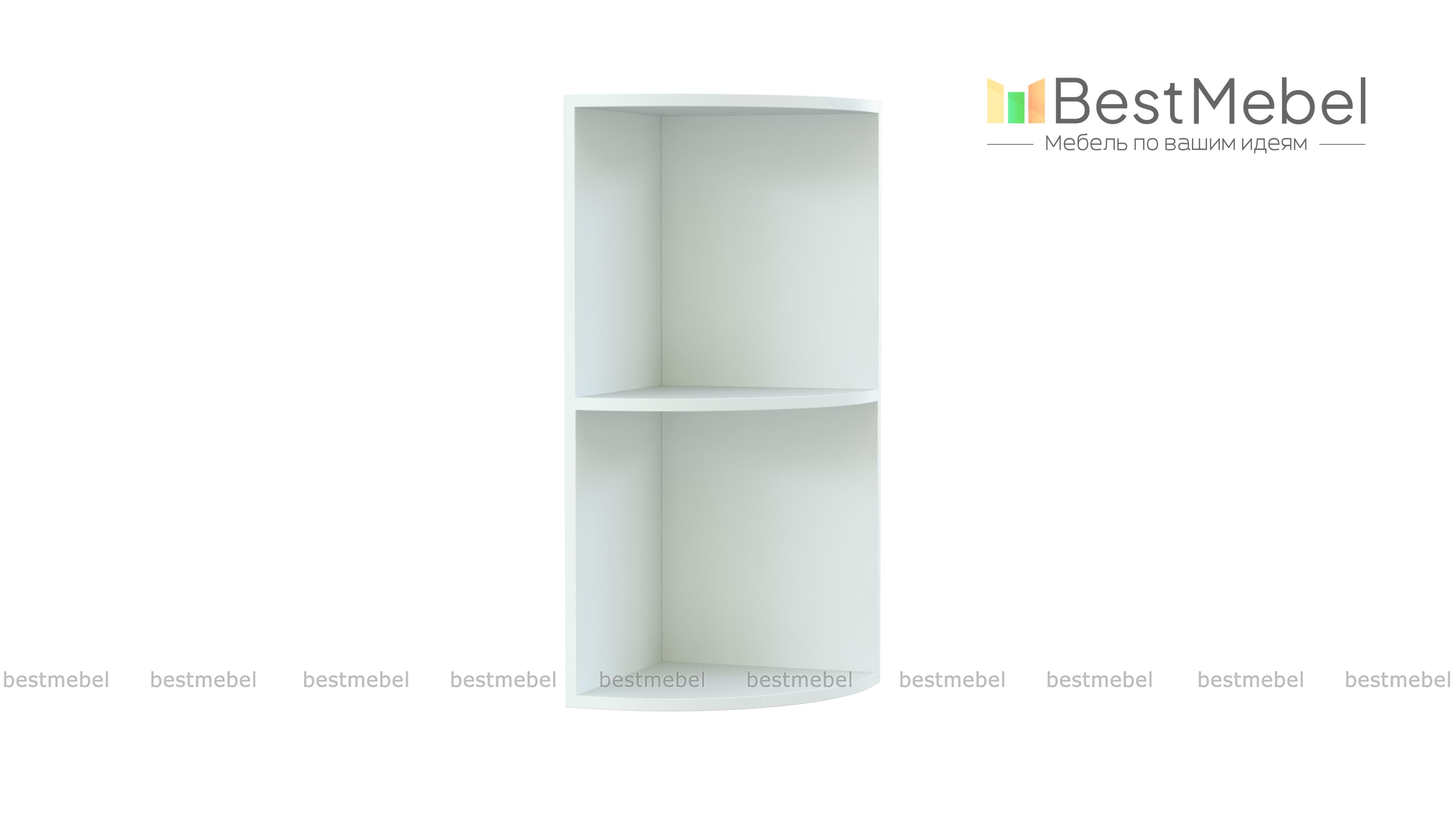 Шкаф  Олимпия  навесной открытый торцевой BMS - Фото