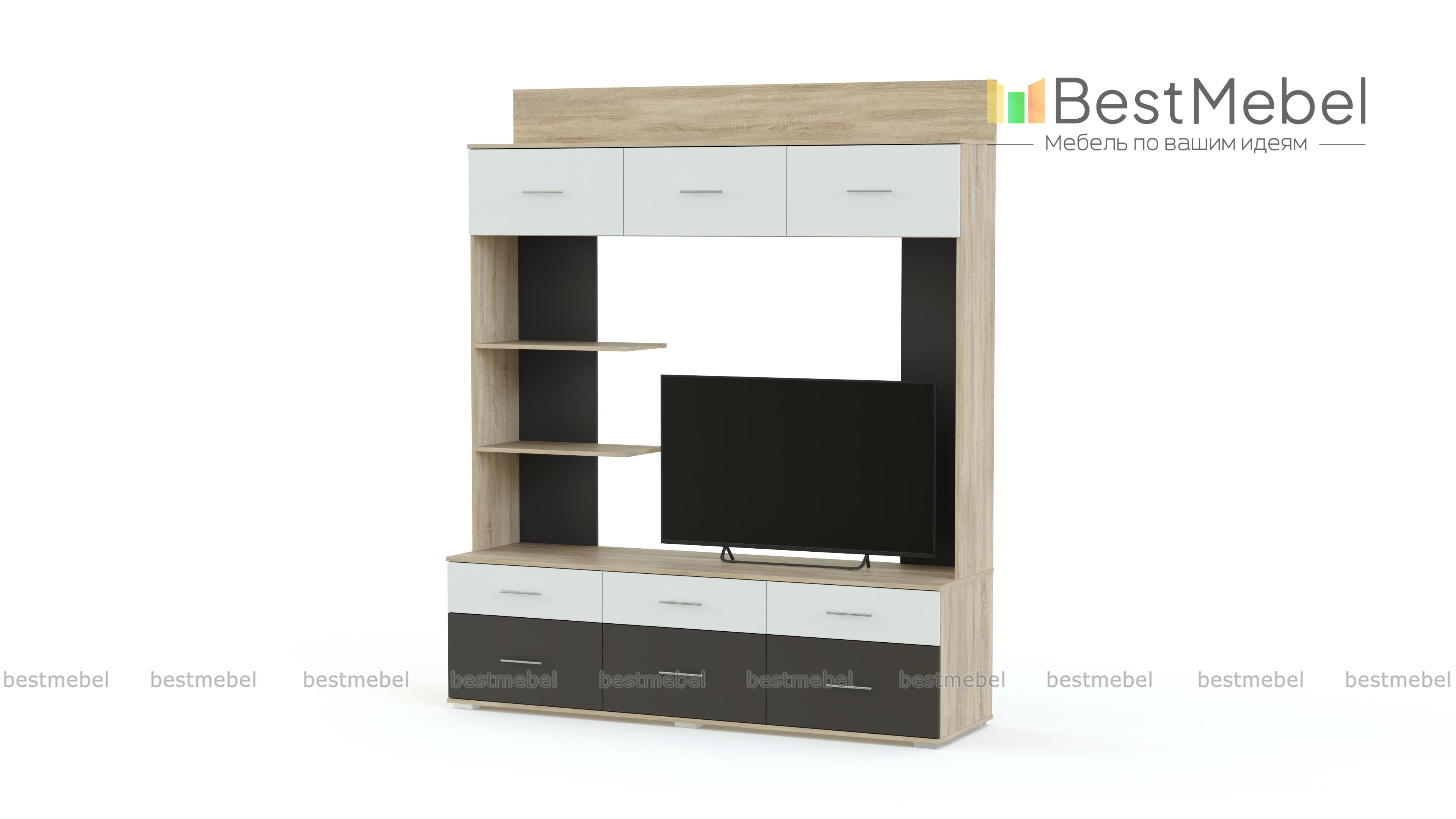 Гостиная - шкаф для ТВ Сити BMS - Фото