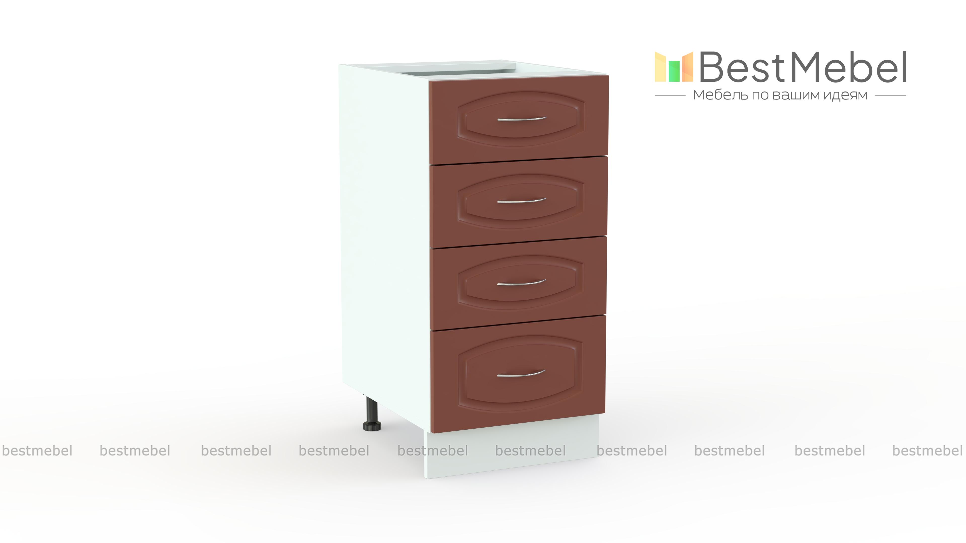 Стол с 4-мя ящиками Глория BMS - Фото