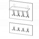 Схема сборки Вешалка Саламандра 4 BMS