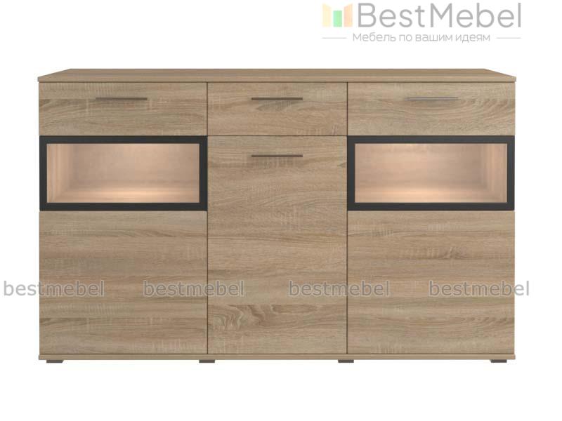 Комод-витрина Бар Джаз BMS - Фото