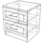 Схема сборки Прикроватная тумба Светлана М2 BMS