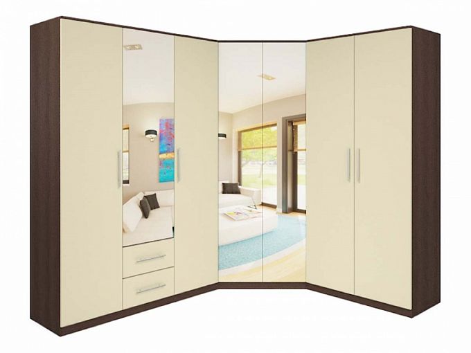 Шкаф угловой Глянец 6 BMS - Фото