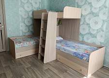 Трехместная двухъярусная кровать Маркиз 33 BMS