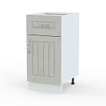 Шкаф напольный Снежная королева с 1 ящиком и дверью BMS - Фото 4