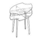 Журнальный стол Ева 16 BMS