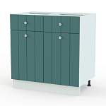 Шкаф нижний с 2-мя дверцами и 2-мя ящиками Прованс BMS - Фото 6