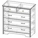 Схема сборки Комод Бонапарт 12 BMS