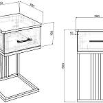 Схема сборки Тумба прикроватная Интегра 10 BMS