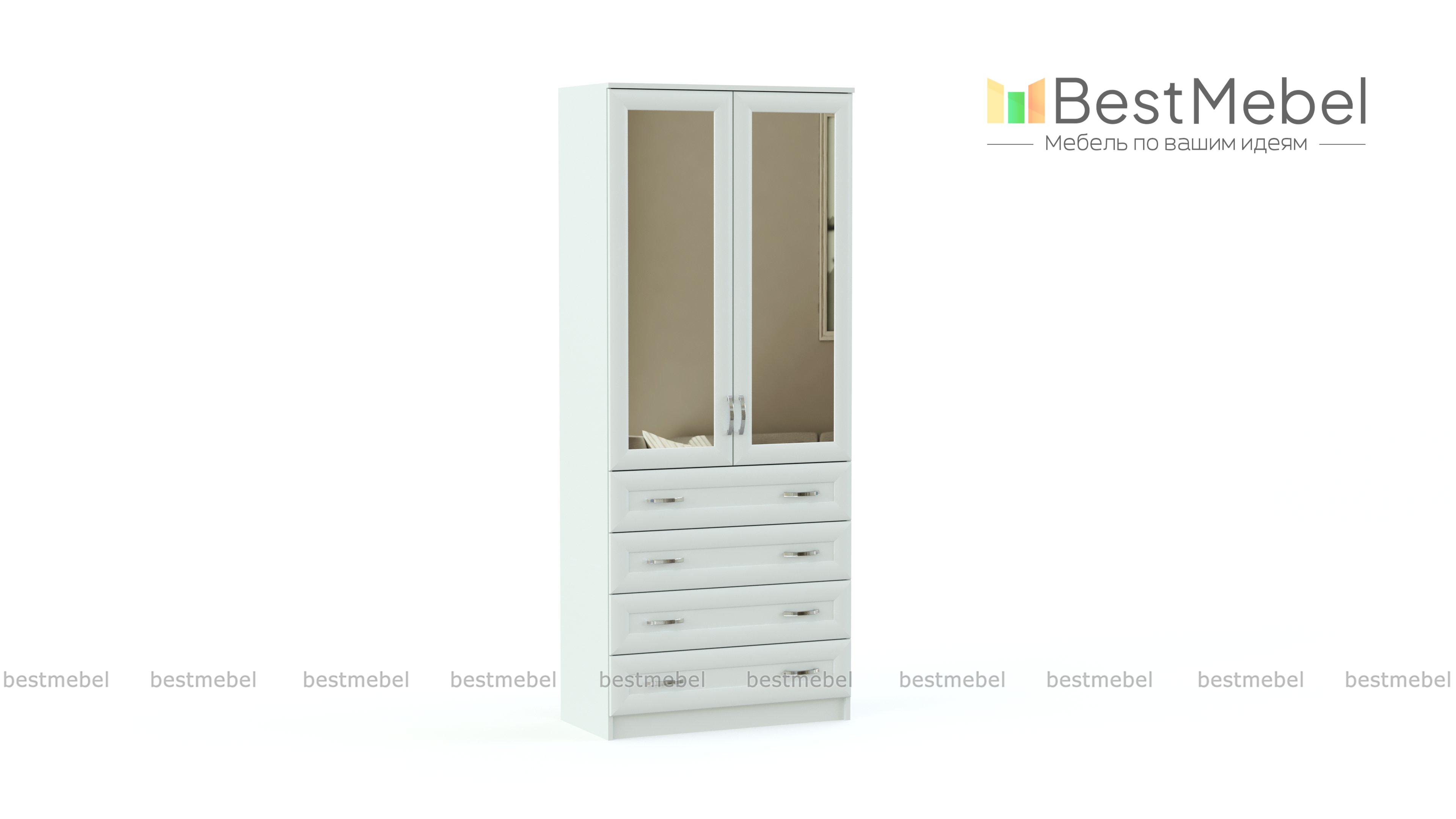 Шкаф распашной Классика 2.4 BMS - Фото