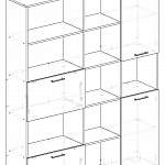 Схема сборки Стеллаж Брайс 8 BMS