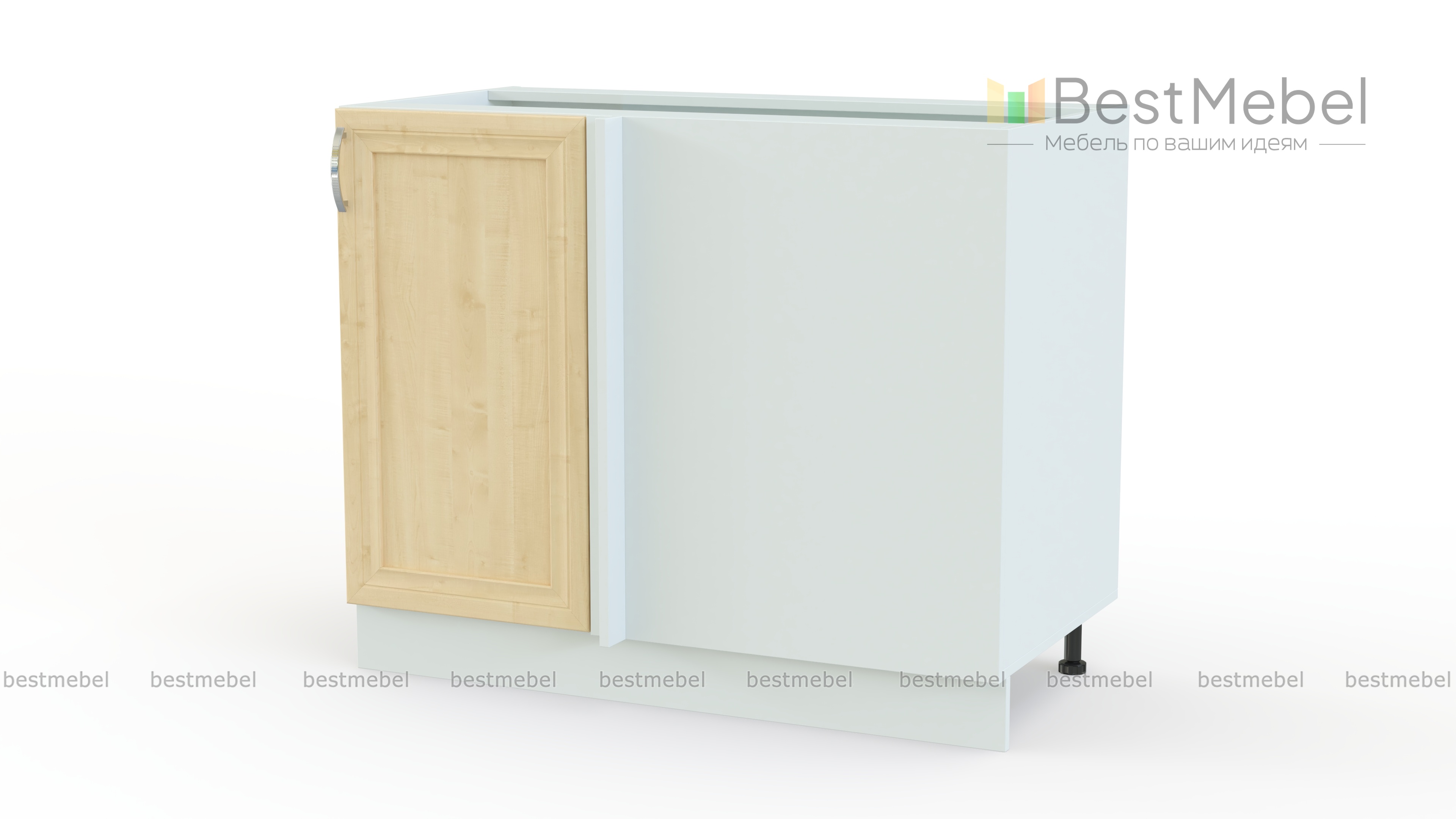 Тумба прямая в угол Трапеза Рамочная BMS