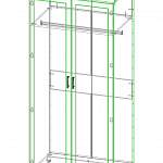 Схема сборки Шкаф Астория 13 BMS