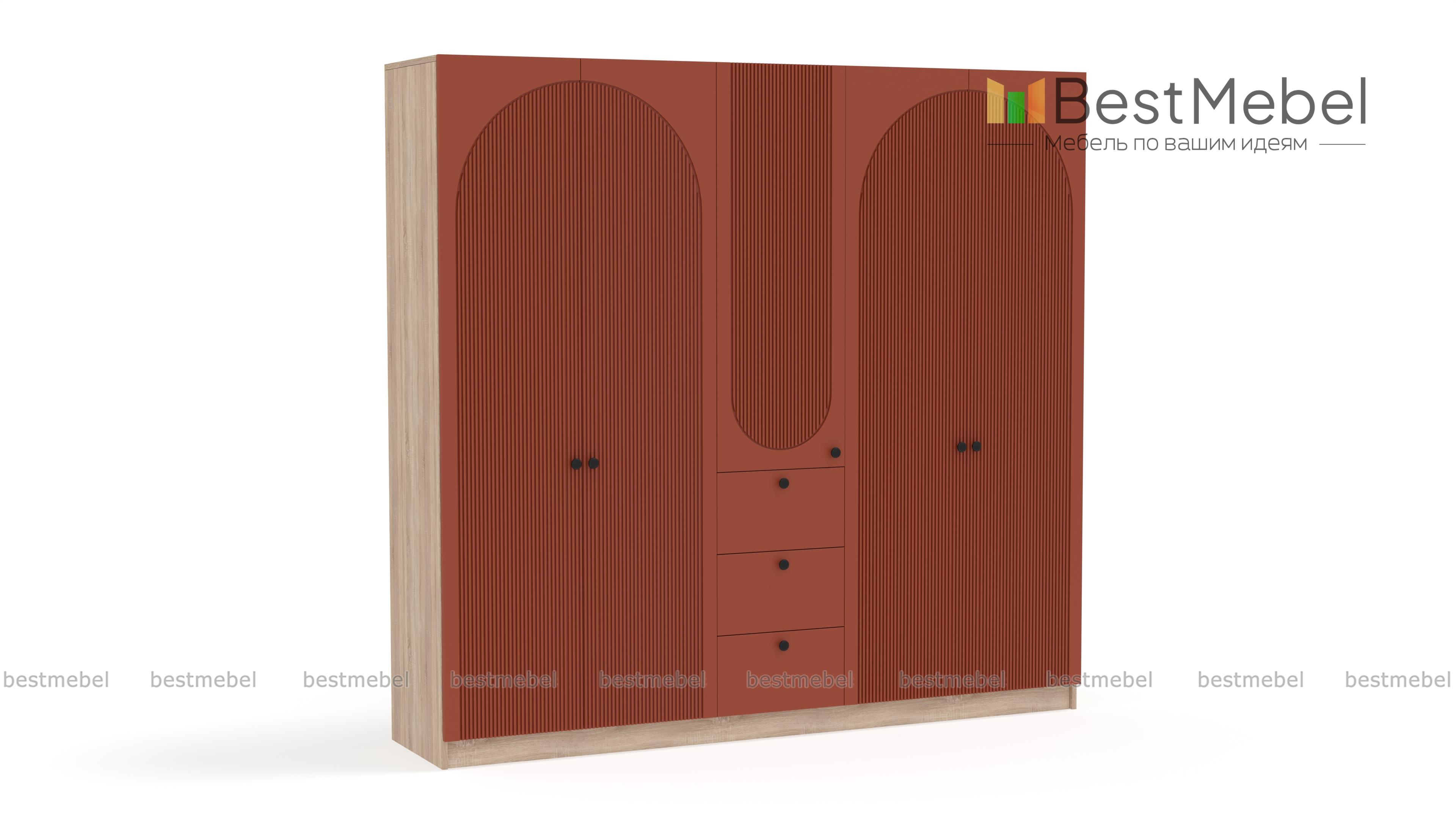 Шкаф распашной Вивьен 15 BMS - Фото