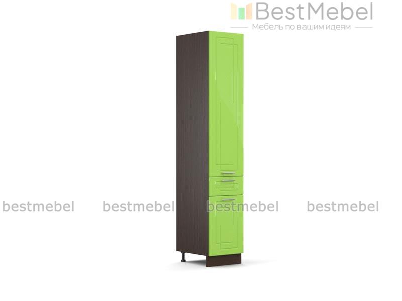 Шкаф пенал с дверцами и 1-м ящиком Мега BMS - Фото