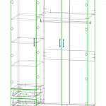 Схема сборки Шкаф распашной Зодиак 3.10 BMS