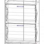 Схема сборки Тумба для обуви Гранада 59.92 BMS
