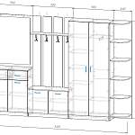 Схема сборки Прихожая Салют Классик 08 BMS