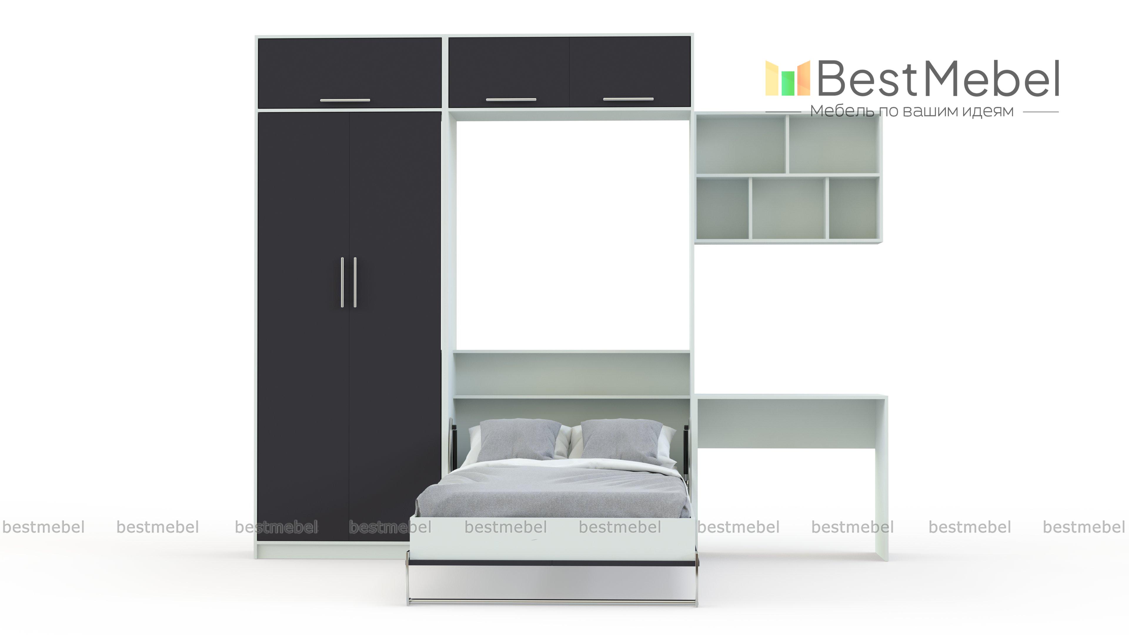 Шкаф-кровать трансформер Роберт BMS - Фото