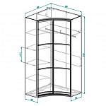 Схема сборки Шкаф радиусный Лоза 2 BMS