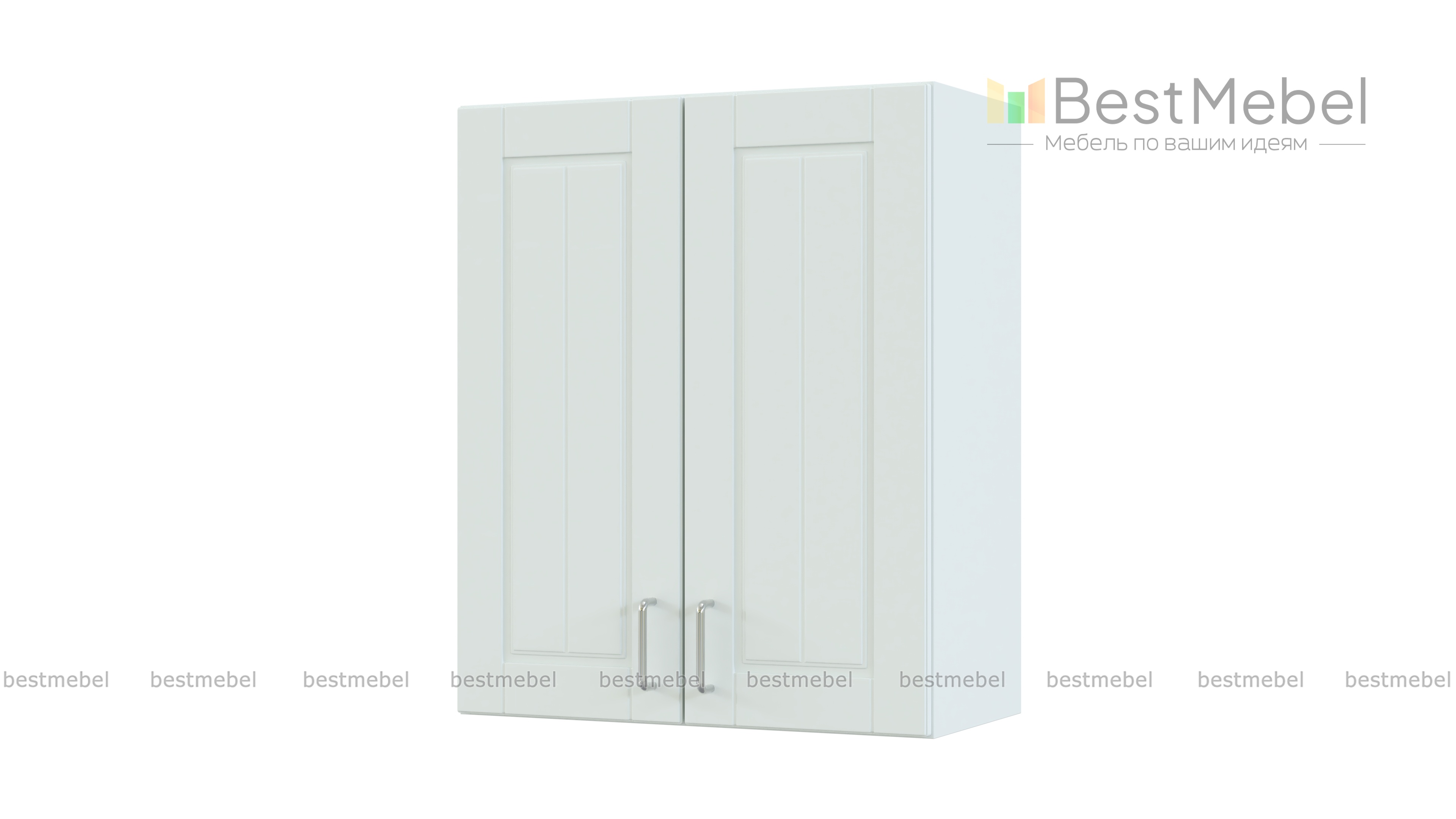 Шкаф навесной 2 двери Изабелла BMS