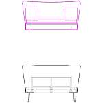 Диван Маркс 4 BMS(Нераскладной)