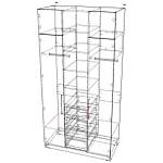 Схема сборки Шкаф распашной Остин Лайт 27 BMS