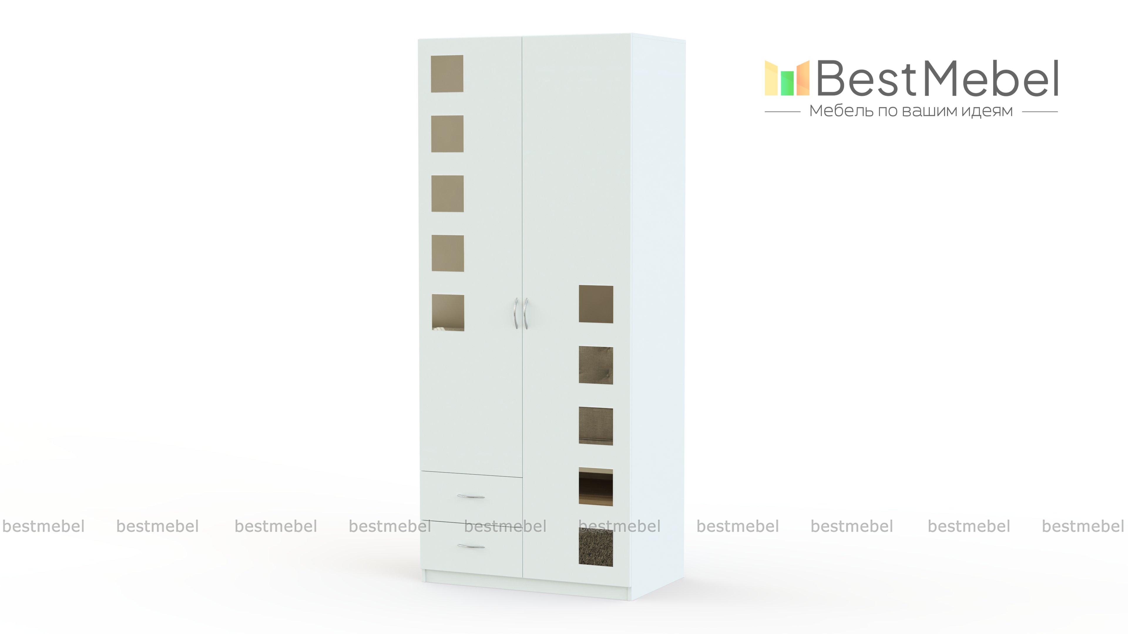 Распашной шкаф Паулина 29 BMS - Фото