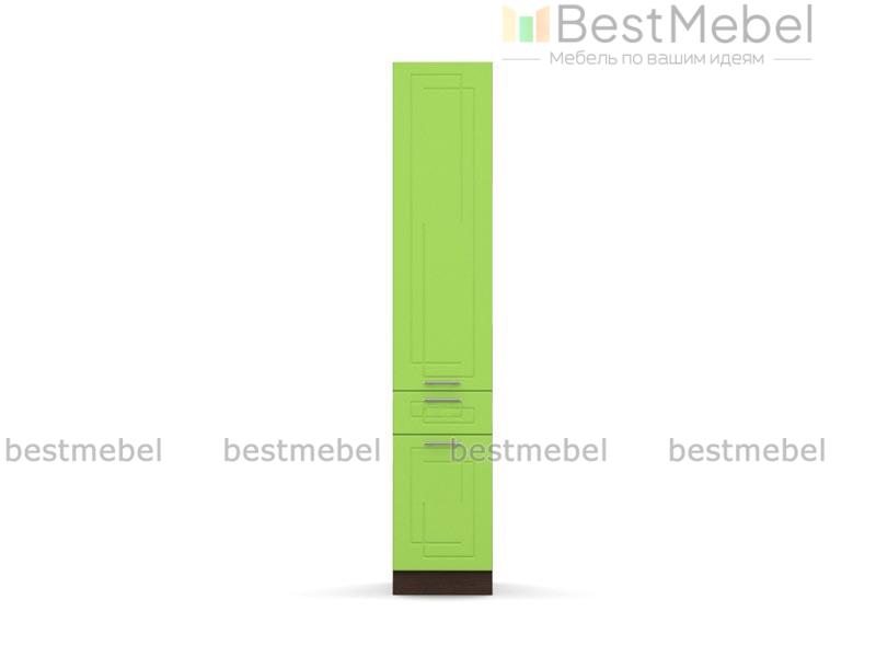 Шкаф пенал с дверцами и 1-м ящиком Мега BMS - Фото