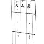 Схема сборки Вешалка ВШ-5-Бэст BMS