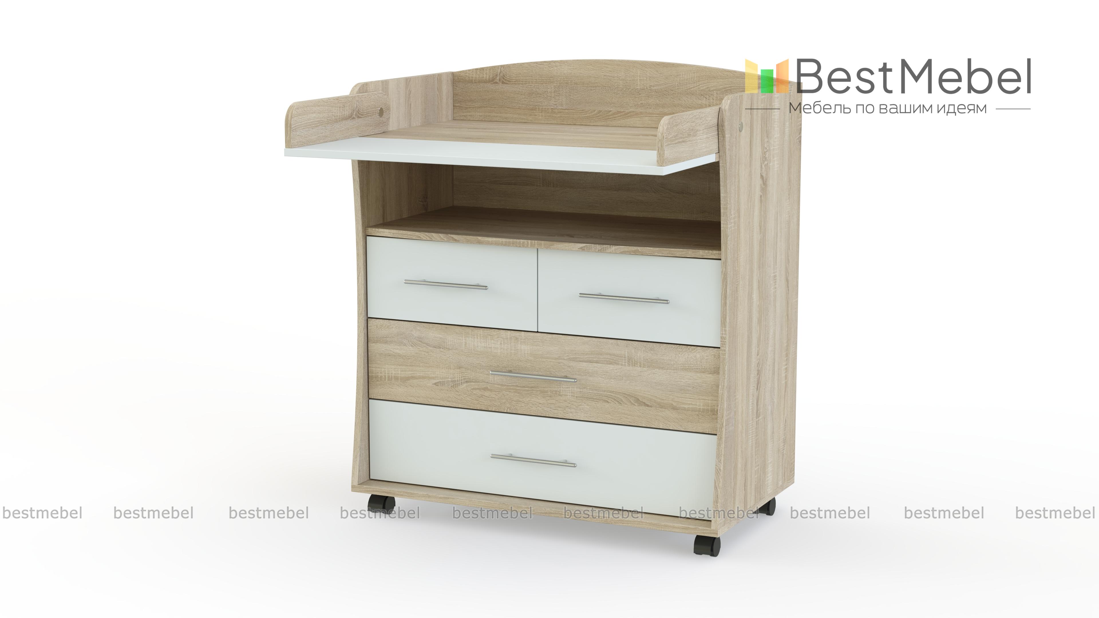 Пеленальный комод Густав 1 BMS - Фото