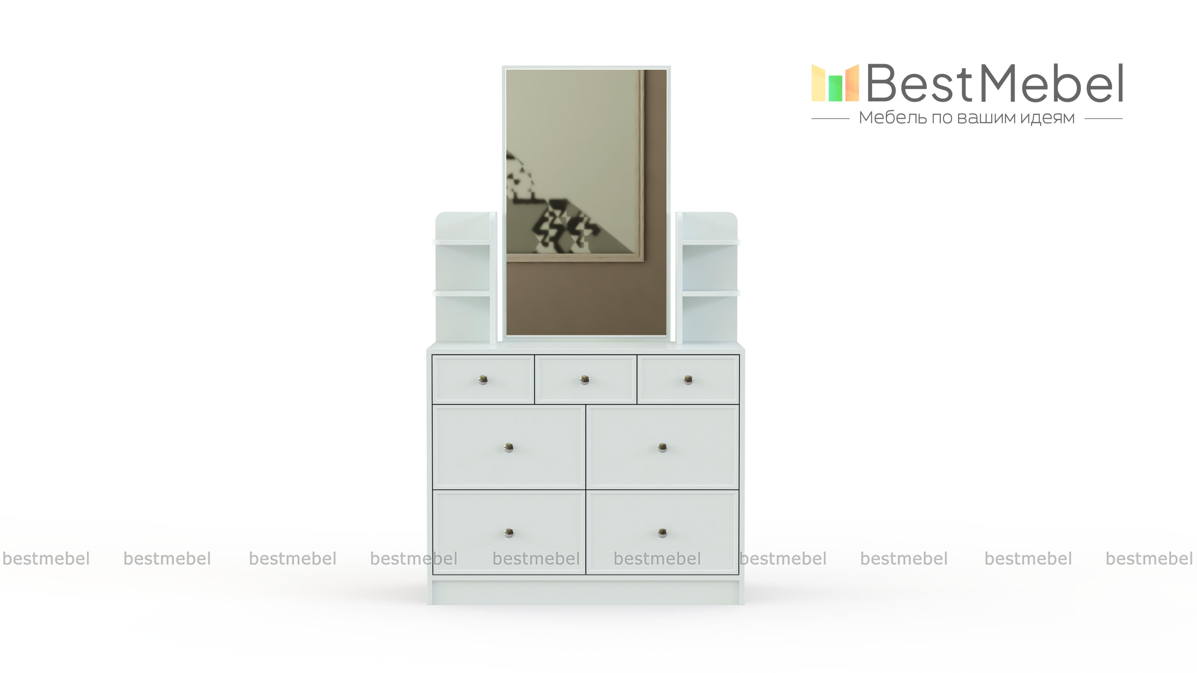 Комод с зеркалом Бридж-2 BMS - Фото