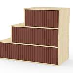 Лестница для кровати Фуксия 2 BMS - Фото 1