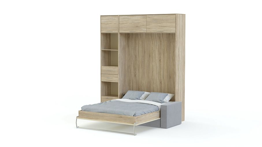 Шкаф-кровать с диваном Долли 50 BMS - Фото