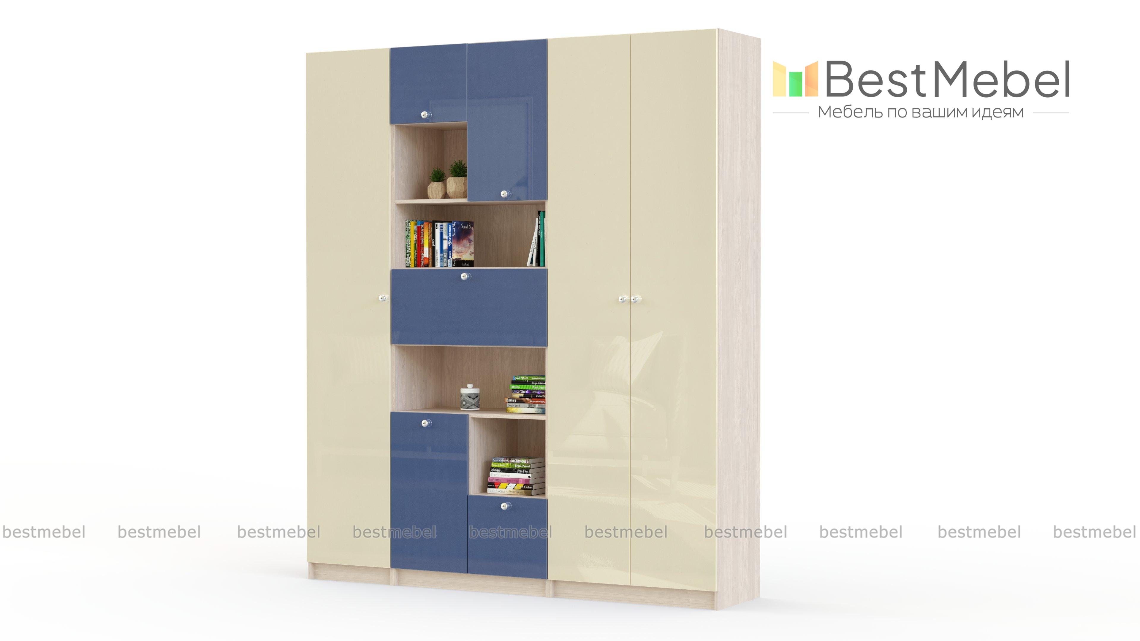 Шкаф-стеллаж Шелби-5 BMS - Фото