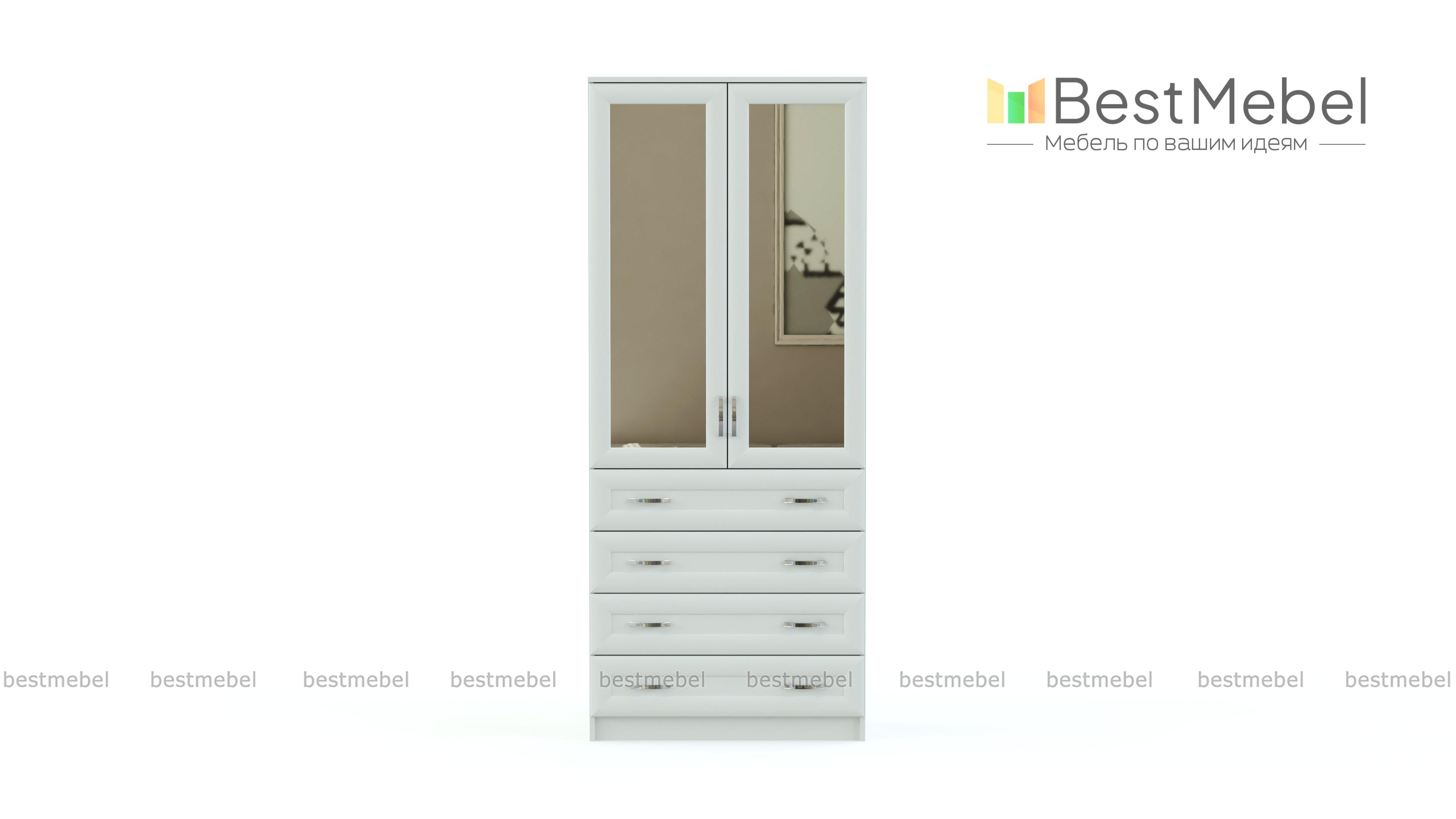 Шкаф распашной Классика 2.4 BMS - Фото