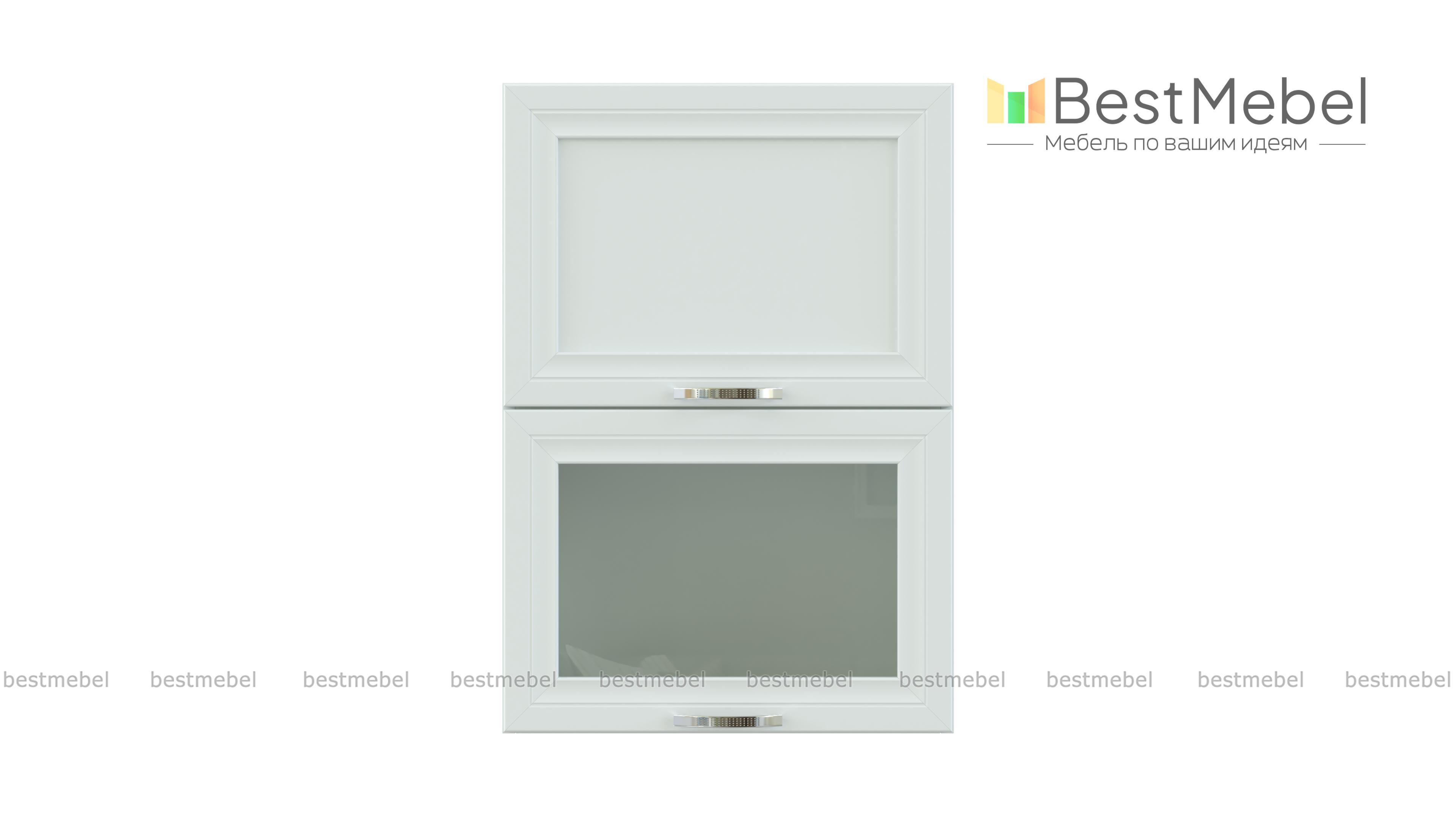 Шкаф-витрина ГЛ Трапеза Рамочная BMS - Фото