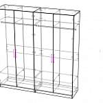 Схема сборки Шкаф распашной Остин Лео 4 BMS