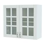 Шкаф верхний 2 двери Лондон со стеклом BMS - Фото 4