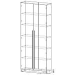 Шкаф распашной Айва 4 BMS