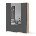 Шкаф Карина 4х створчатый с зеркалом К42 BMS - Фото 8