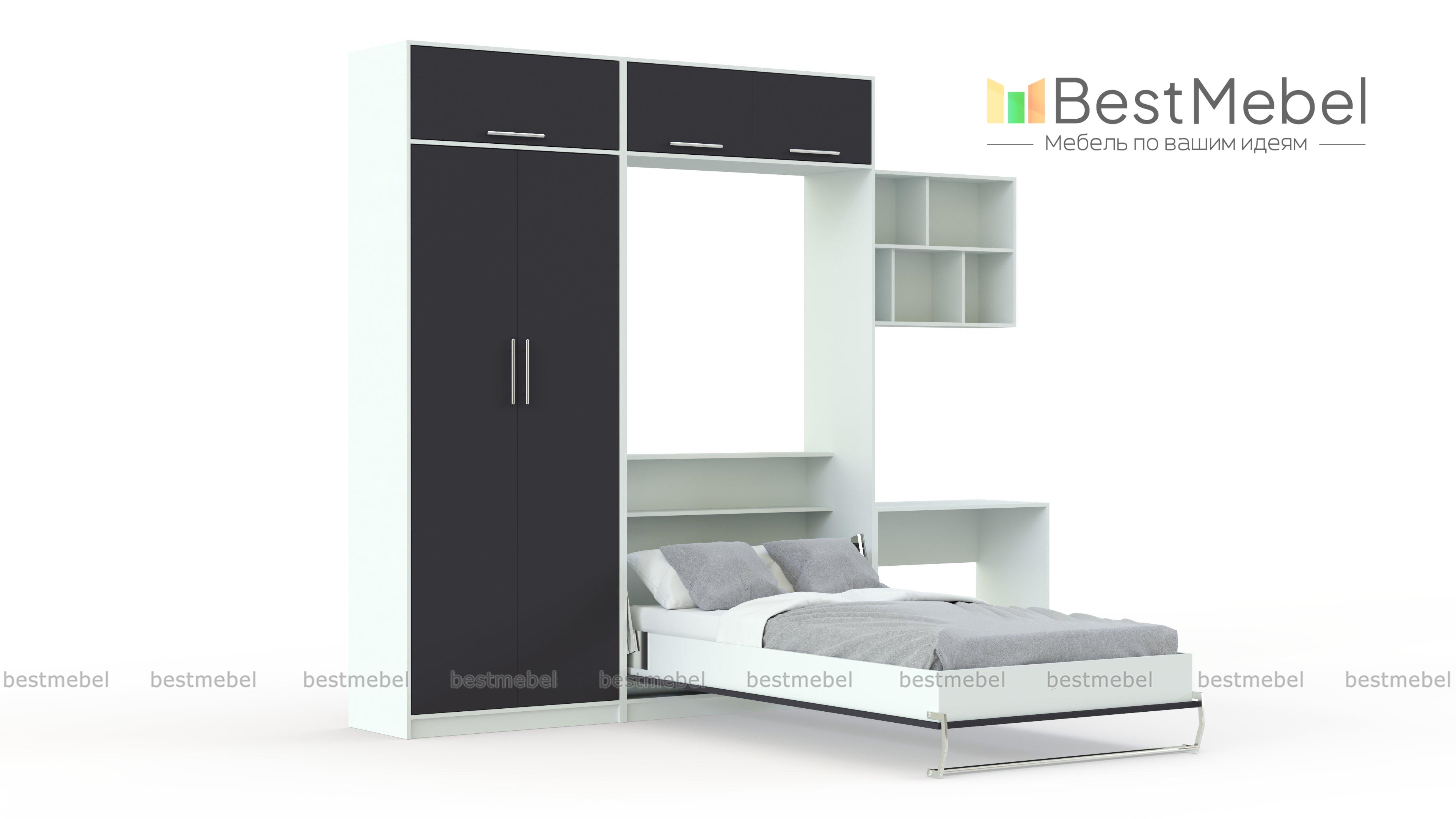 Шкаф-кровать трансформер Роберт BMS - Фото